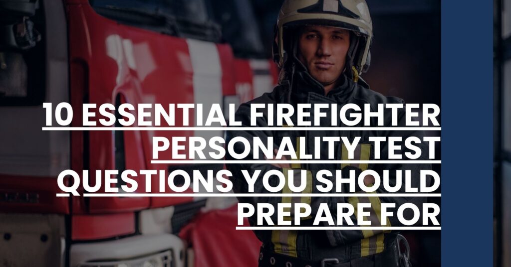 10 Essential Firefighter Personality Test Questions You Should Prepare For Feature Image