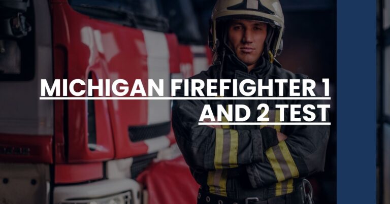 Michigan Firefighter 1 and 2 Test Feature Image