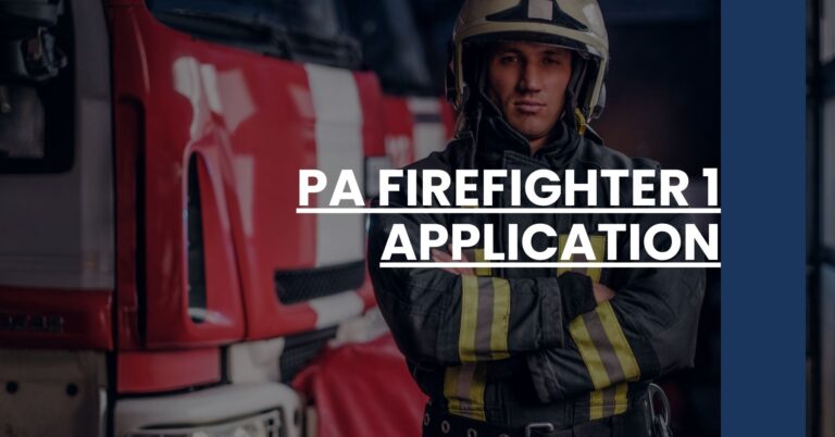 PA Firefighter 1 Application Feature Image