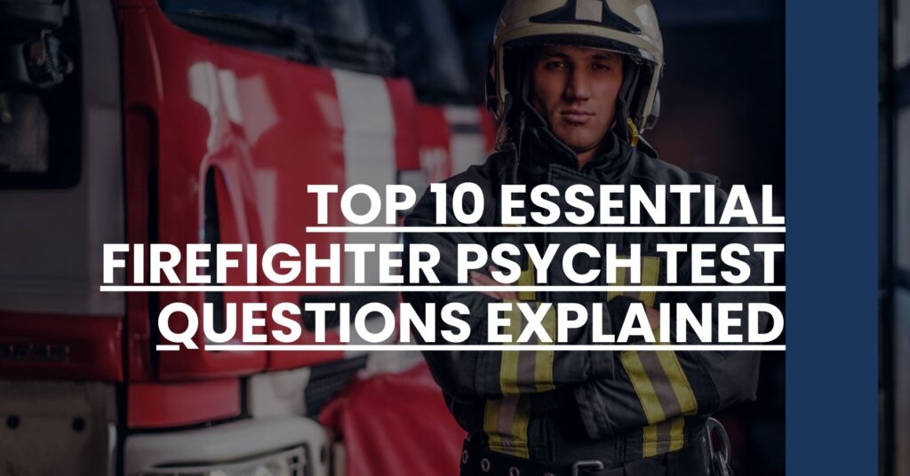 Top 10 Essential Firefighter Psych Test Questions Explained Feature Image