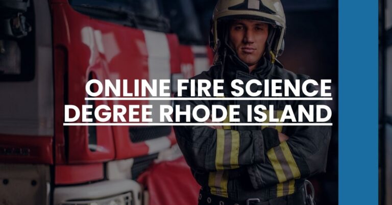 Online Fire Science Degree Rhode Island Feature Image