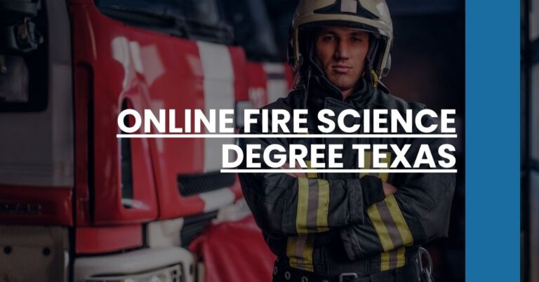 Online Fire Science Degree Texas Feature Image